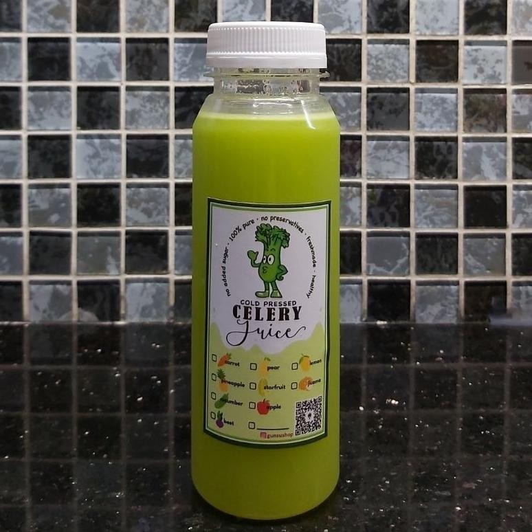 

Jus Seledri Nanas / Celery Pine Juice pure COLD PRESSED