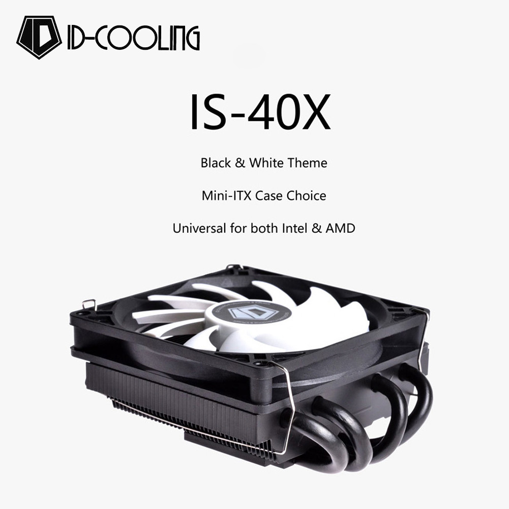 ID-COOLING IS-40X V3 Pro CPU Coor Quiet PWM Cooling Fan 4