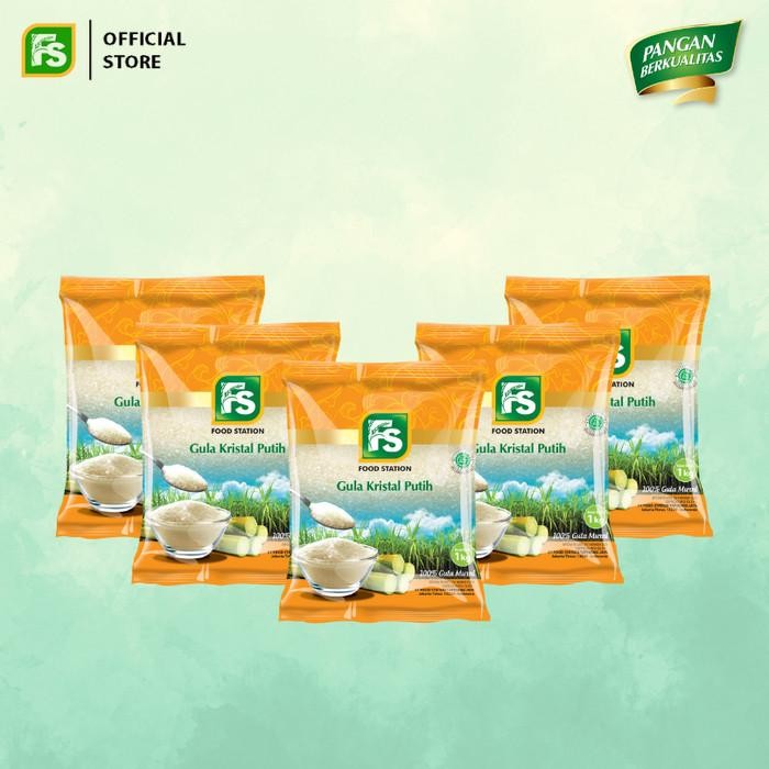 

Gula Kristal Orange Food Station 1 Kg (5 Pcs) Termurah 100 % Original