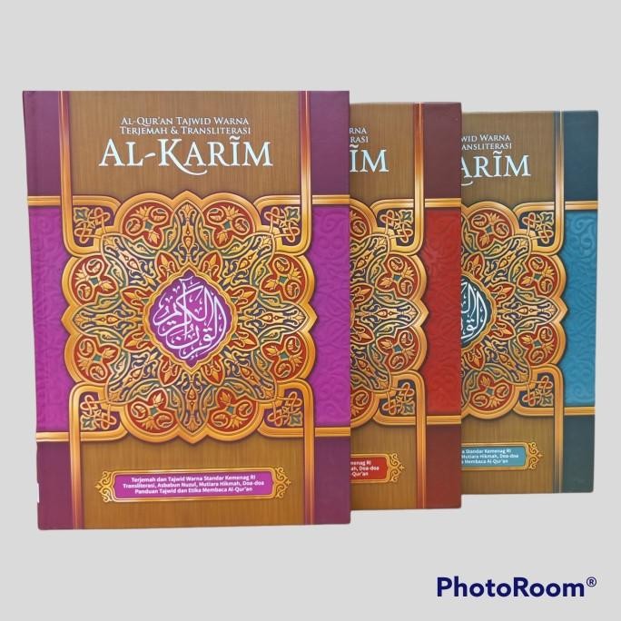 Alquran Tajwid Al-Karim A4 - Al Quran AlKarim Terjemah dan Latin terlaris