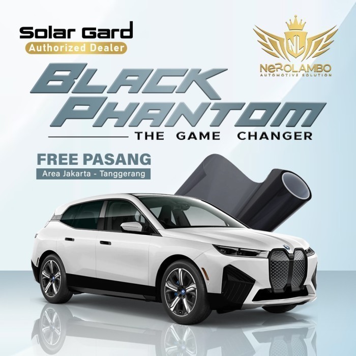 Black Phantom BYD M6 ( Depan + Sunroof Black Phantom)