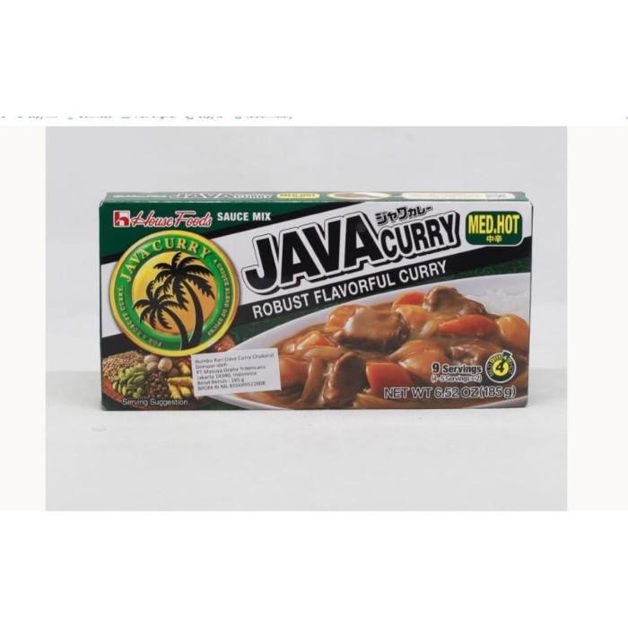 

House Java Curry Sauce Mix Med Hot C591M 185 G Terlaris 100 % Original