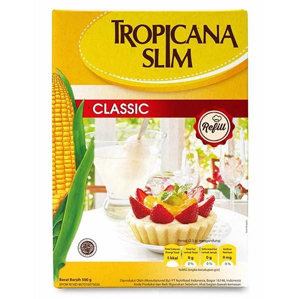 

Tropicana Slim Classic Refill 500 G Terlaris 100 % Original