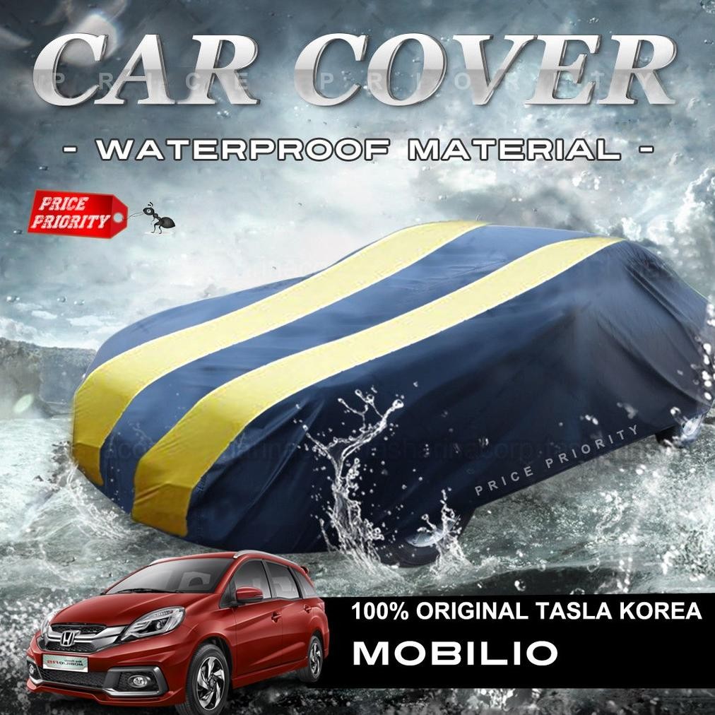 TERLARIS Cover Navy Gold Mobil Honda Mobilio / Sarung Mobil Honda Mobilio / Penutup Mobil Honda Mobi