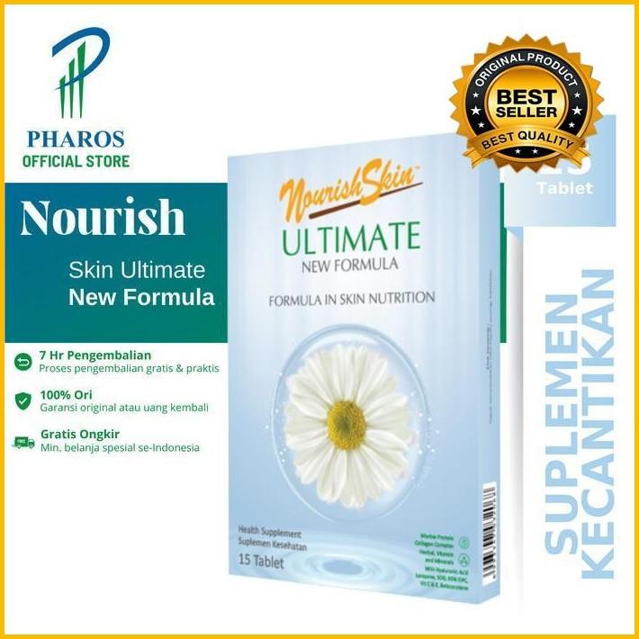 Nourish Skin Ultimate New Formula/Melembabkan Kulit/Mencerahkan Kulit New 100 % Original