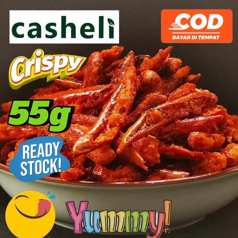 

casheli Chili Crispy Chili Fried Chili Pedas Meletup Snack Food Goreng