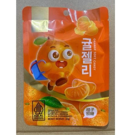 

[Halal] Tyl Gummy Candy Aneka Rasa / Permen Jelly Kupas Isi 20 Bks x 20g