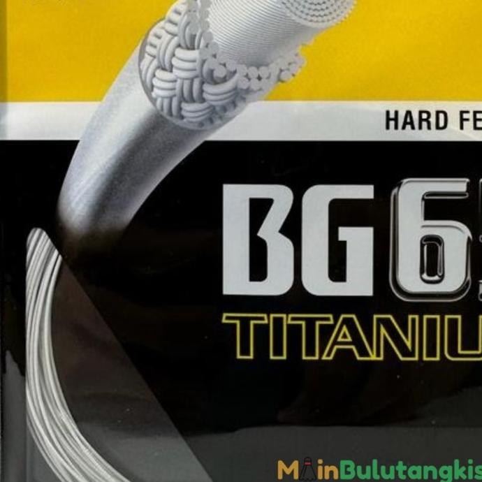 Senar Raket Badminton BG 65 TI Titanium Original 100% [terbaik]