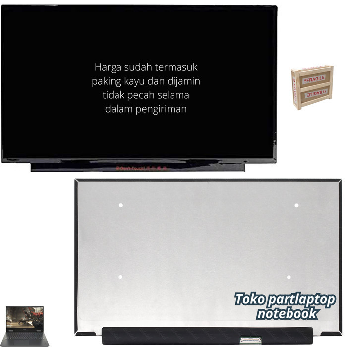Layar Lcd Hp Omen 15-En0044Ax En0045Ax En1029Ax En0013Ax Monitor Panel Screen Laptop Notebook