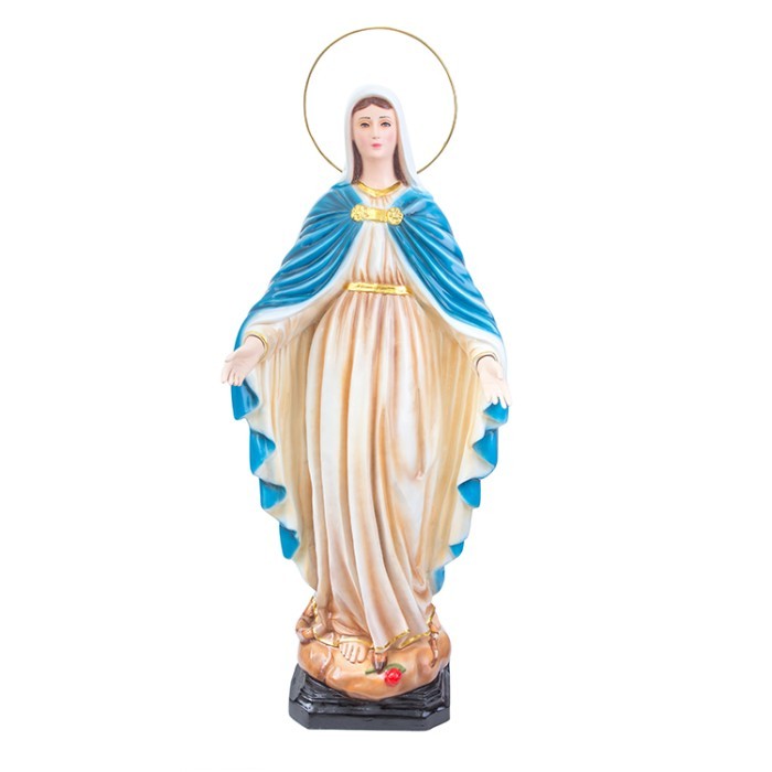 Patung Bunda Maria Mantila Putih 1 Meter - Patung Rohani Original