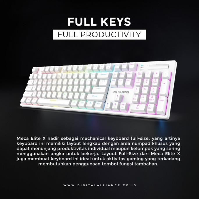 Keyboard Digital Alliance Meca Elite Full Size Keyboard DA Meca Elite terlaris