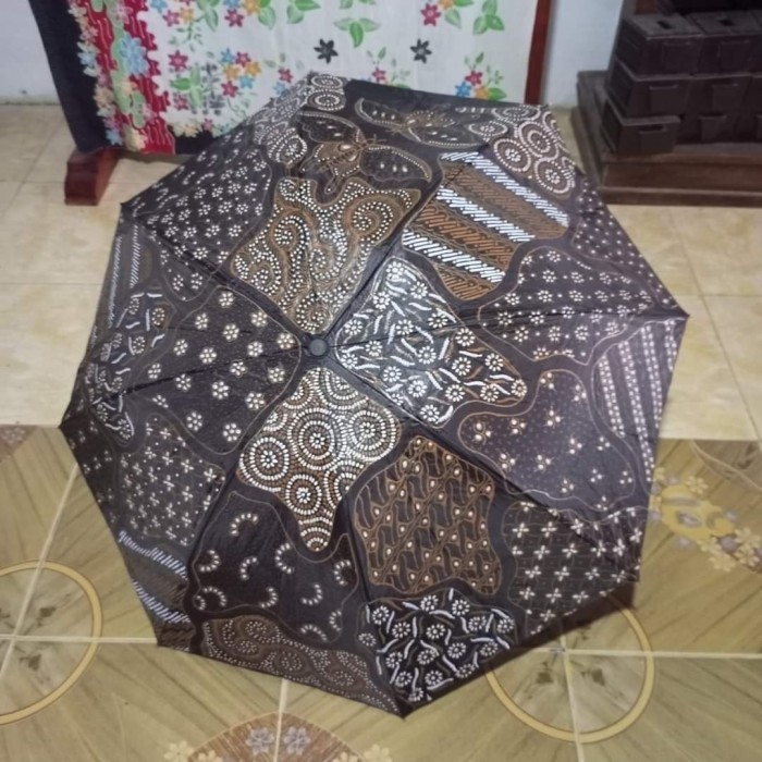 Payung Lipat Motif Batik Tulis Ready