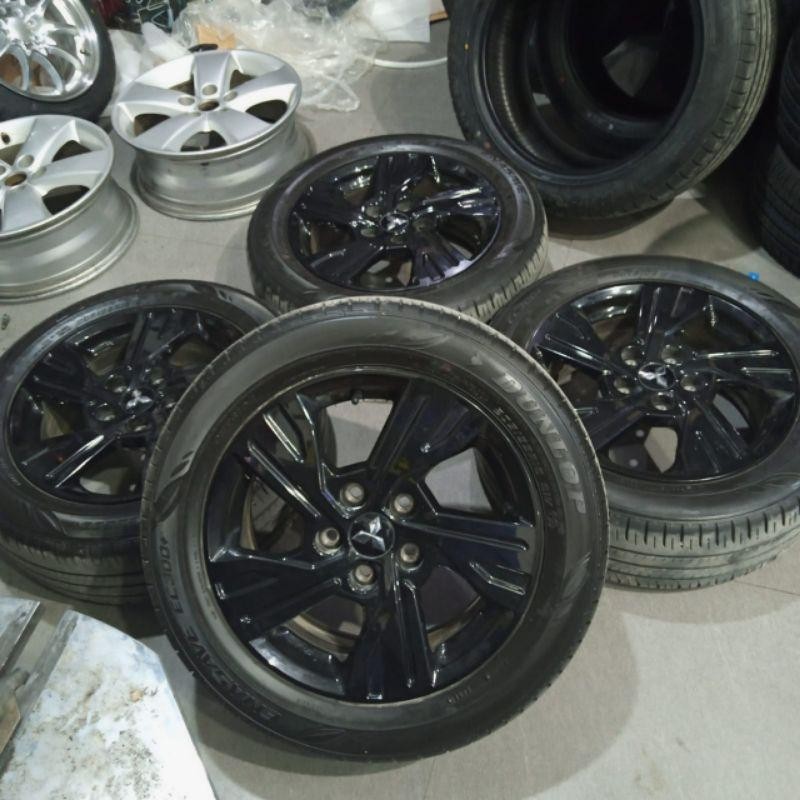Velg Mobil Bekas Original Copotan X-Pander Cross R16 + Ban 205/55 R16 Dunlop