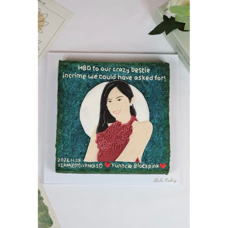 

Special Square D18 cm Face / Character Cookies by @belacookie.id (BISA SAMEDAY) / Custom Cookies /