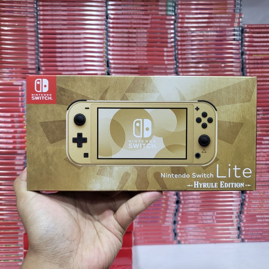 Nintendo Switch Lite Console Gold Zelda Hyrule Edition