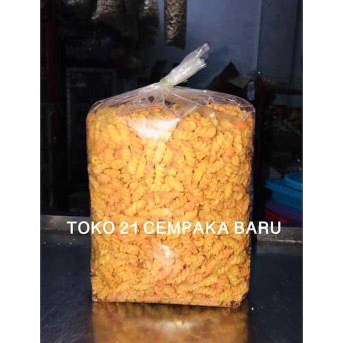 

Makaroni Spiral Goreng JAGUNG BAKAR 1 BALL |Makroni Spiral Ulir Kiloan