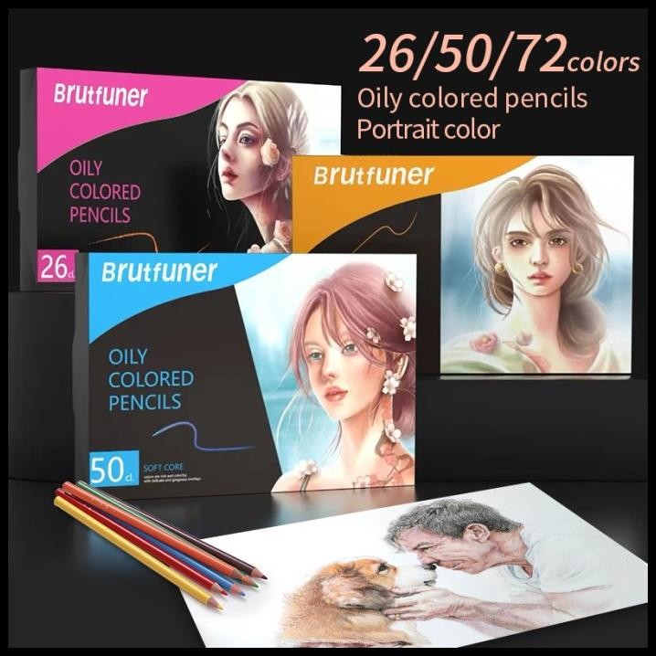 

Brutfuner Oily Pencil Softcore / Pensil Warna Brutfuner Edisi Softcore