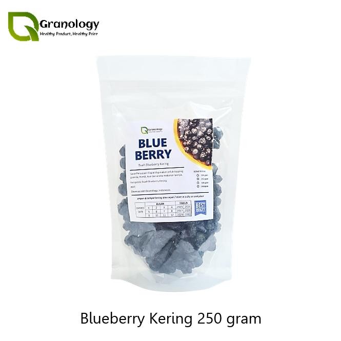 

Dried Blueberry / Blueberry Kering (250 gram) by Granology