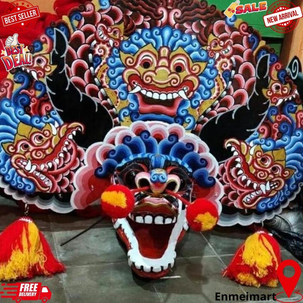 

T Promo Bisa Cod Cuci Gudang Barongan Rampak Telon Jamang Cat Air Brush Bonus Kemul Panjang Dan Pentul Tinggal Pakai Ukuran Anak Promo Barongan Plipit Romo Mainan Anak Barongan Anak Sd Brongan Plipit Premium / Barongan Spon Caplok Kain Panjang / Barongan