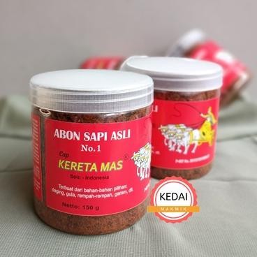 

Abon Sapi Asli Kereta Mas Solo 150 gram Premium