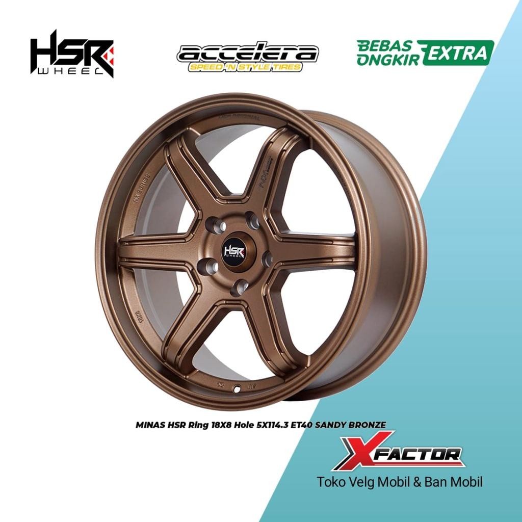 Velg Mobil Jdm Hsr Mins Ring 18 Cocok Untuk Mobil Innova Reborn, Xpander Cross, Hrv, Dll