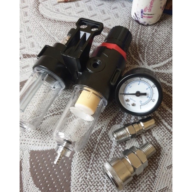 filter kompresor 1set manometer coupler