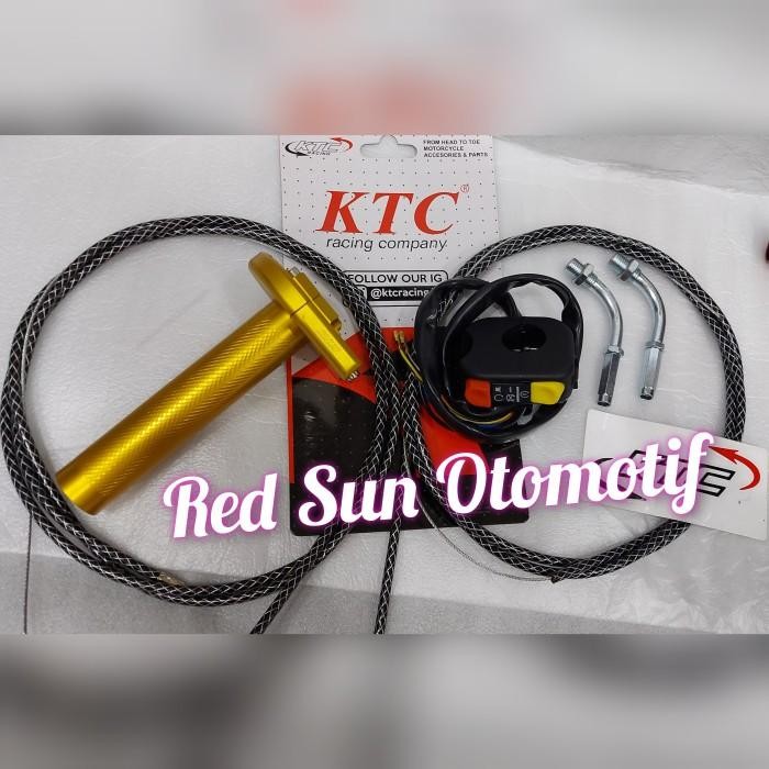 Gas spontan Ktc tali gas carbon stater nmax Aerox Vario cbr Ninja pcx Import Premium