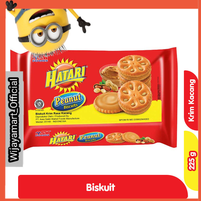 

Hatari Biskuit Krim Kacang 225 g