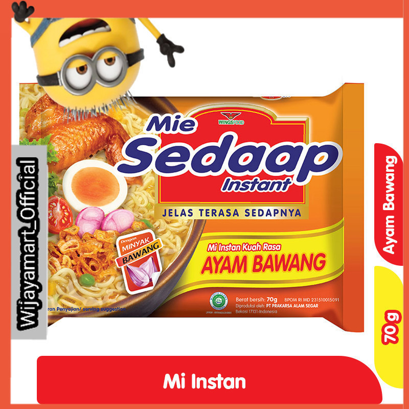 

Sedaap Mi Instan Ayam Bawang 70 g