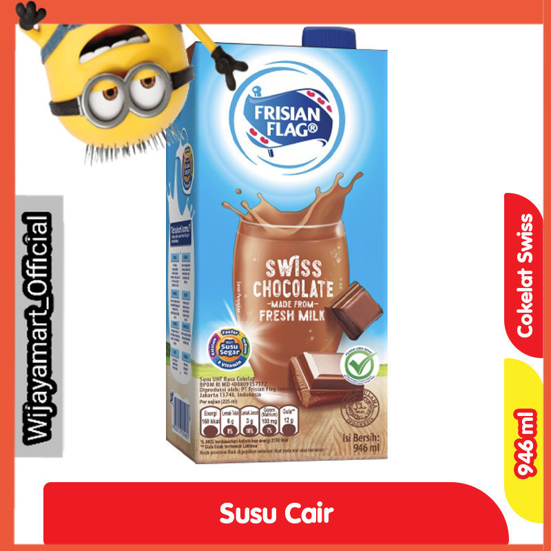 

Frisian Flag Purefarm Susu UHT Cokelat Kotak 946 ml