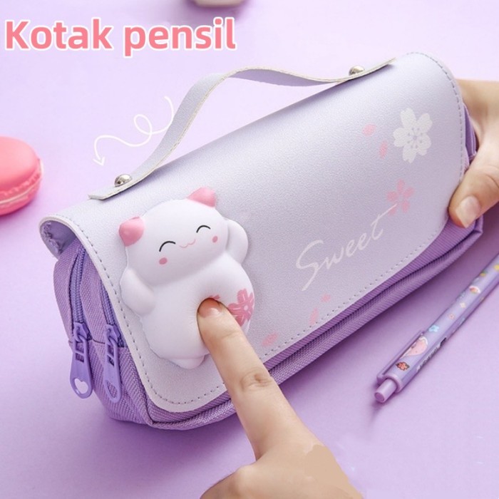 

Kotak Pensil Dekompresi Perempuan Lucu Lembut Lucu Anak-Anak Siswa Sek