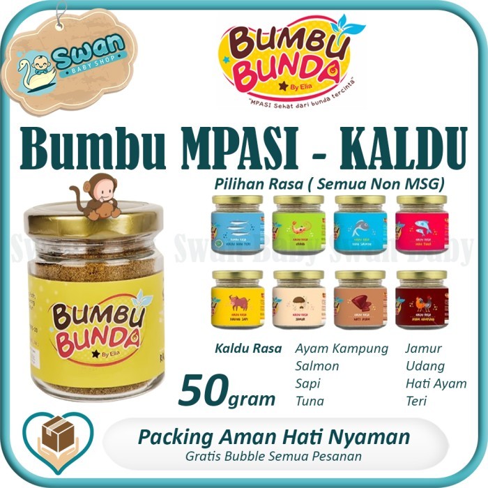 

Bumbu Bunda By Elia Kaldu MPASI / Kaldu Non MSG / Kaldu Bubuk MPASI Anak 50g