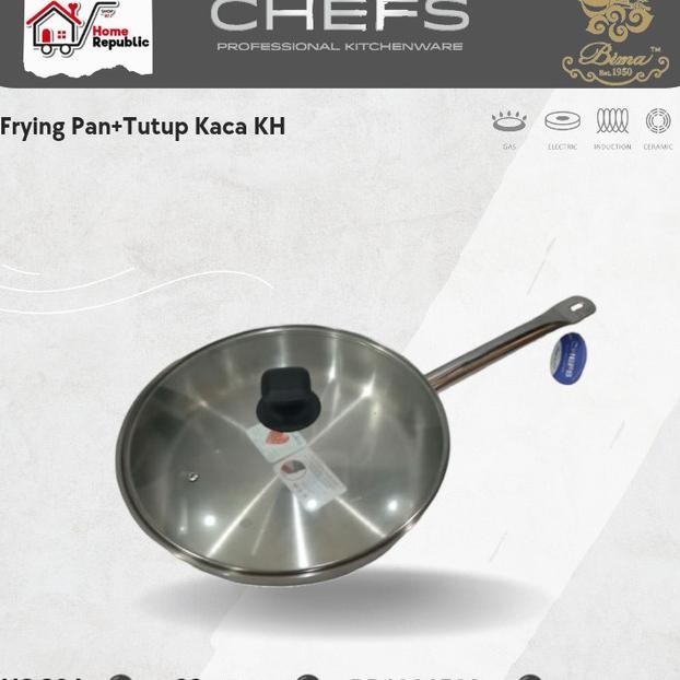 Bima Chef Frying Pan 28Cm Tainle Ggorengan Bp1901528 Bima