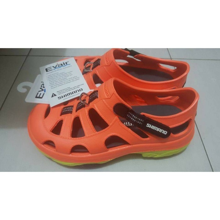 TERBARU Shimano Evair Marine Shoes Orange Yellow BISA GRAB