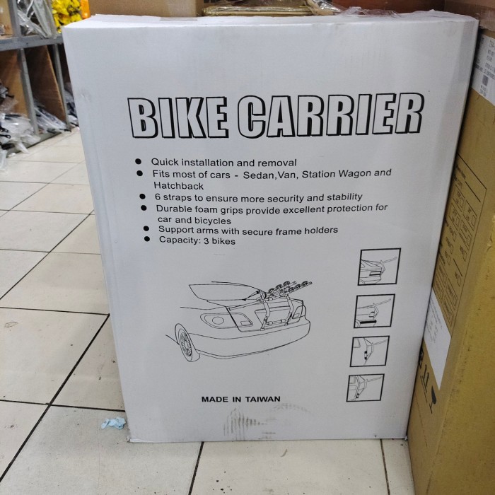 TERBARU bike carrier 3 sepeda Taiwan by united PROMO