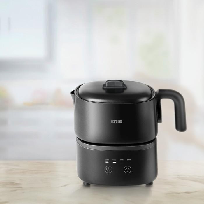 Azko Kris 1.5 Ltr Panci Pot Elektrik Multifungsi - Hitam Multifunction Electric Pan Kuali Pot Perala