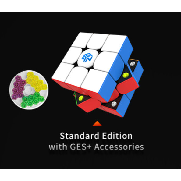 TERLARIS Rubik 3x3 GAN 356 M + GES Original Magnetic Cube 3x3