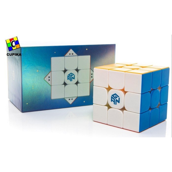 TERBARU Rubik 3x3 Gan 12 M Maglev magnetic stickerless 3x3x3 original