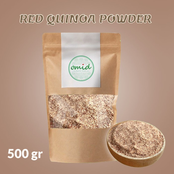 

RED QUINOA POWDER - TEPUNG QUINOA MERAH - 500 GR
