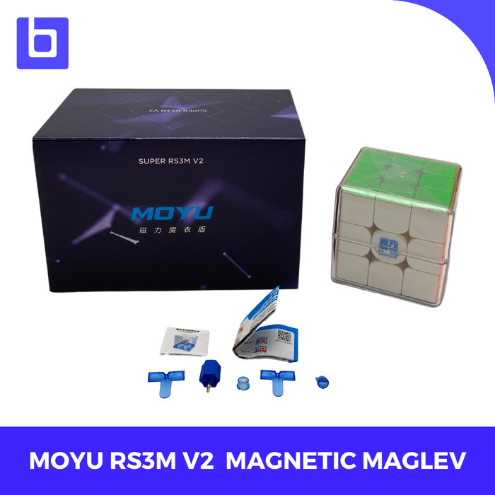 RUBIK 3X3 - MOYU SUPER RS3M V2 MAGLEV UV COATED STIKERLESS