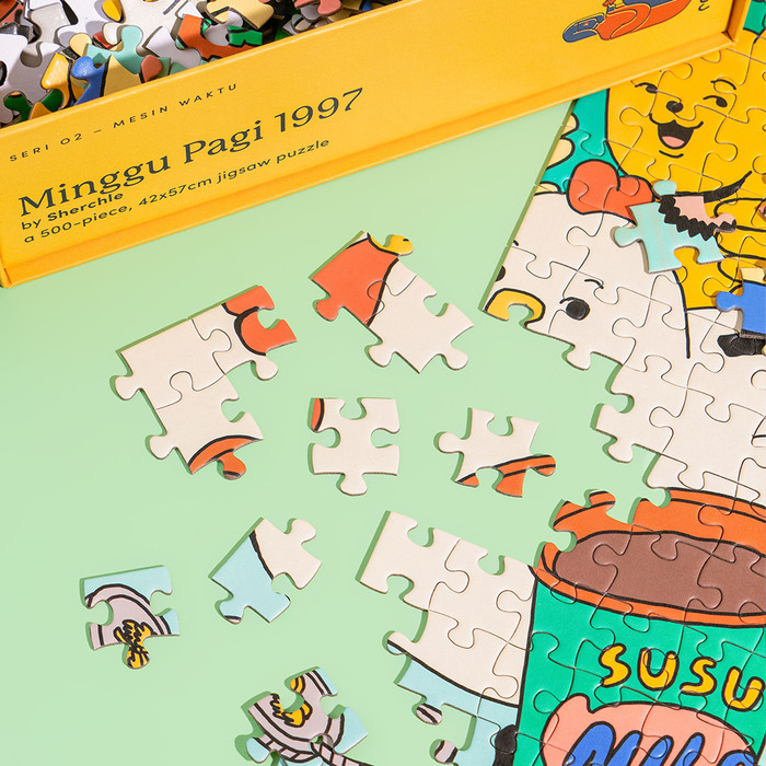MINGGU PAGI 1997 by Sherchle a 500-piece Rekarekat Jigsaw Puzzle