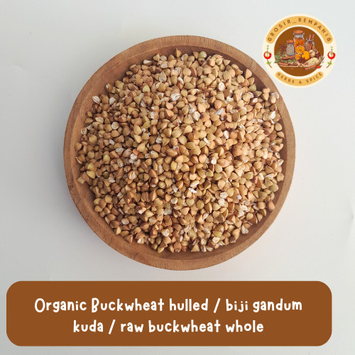 

ORGANIC BUCKWHEAT HULLED 1KG