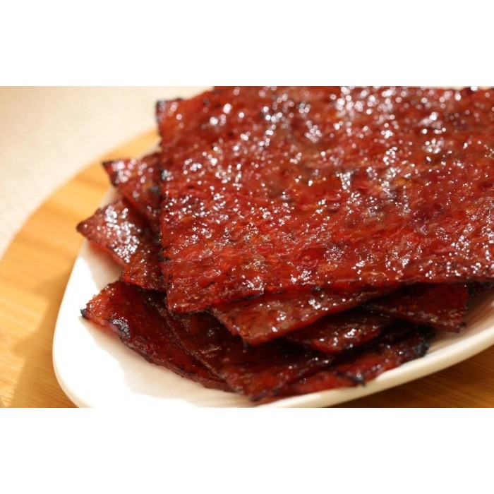 

DENDENG DRIED MEAT BAKKWA BACON PORK OR CHICKEN YUEN FONG MALAYSIA - 300G