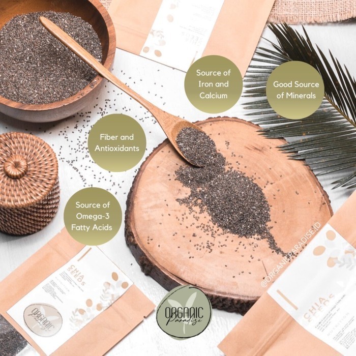 

CHIA SEED NATURAL 1 KG ORGANIC PARADISE