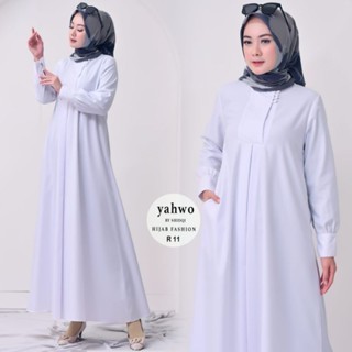 Dress Wanita Warna Merah Bata Best Seller/Gamis Yahwo By Shidqi R 011