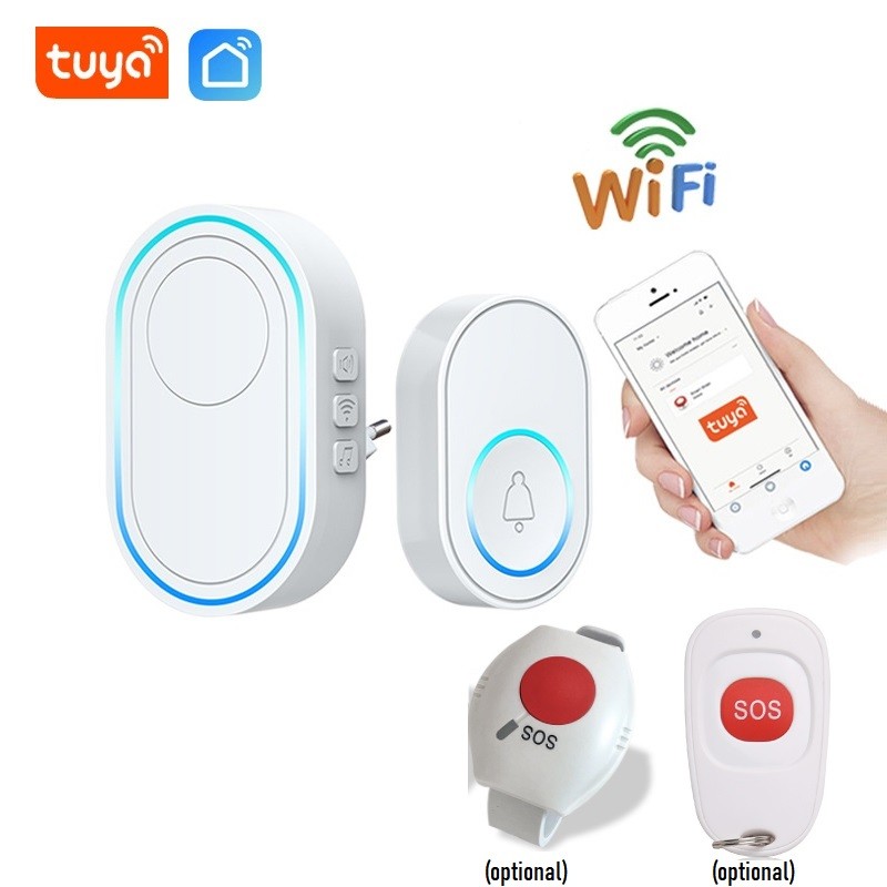 TUYA WiFi Doorbell Alarm Wiress Intellint Doorbell APP