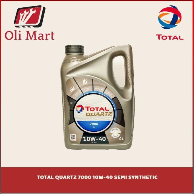 TERBARU - Oli total quartz 7000/oli total 7000/oli mesin/oli total 10w40