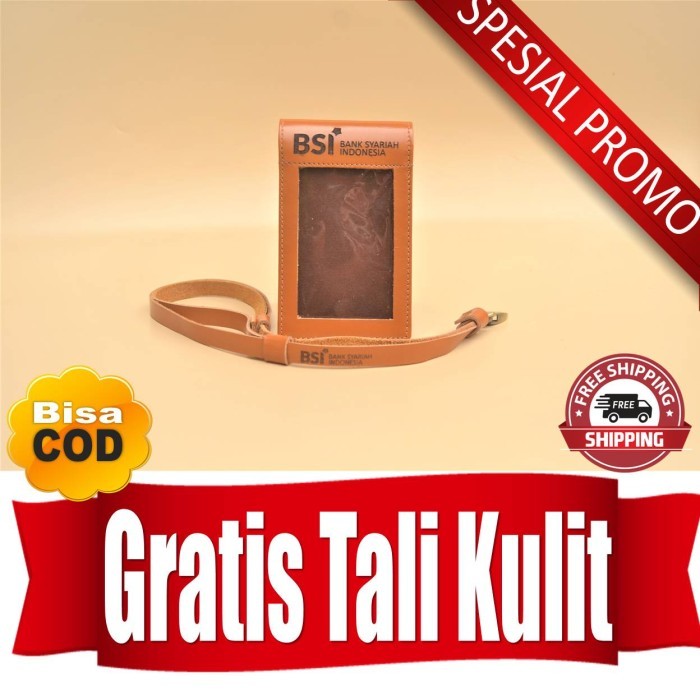 

Name Tag Holder ID Card Holder Full Kulit Bank Syariah Indonesia