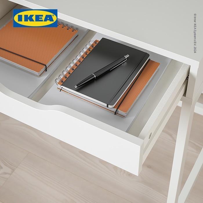 Ikea Alex Meja Kerja Dengan Penyimpanan Serbaguna 100X48 Cm Termurah 100 % Original