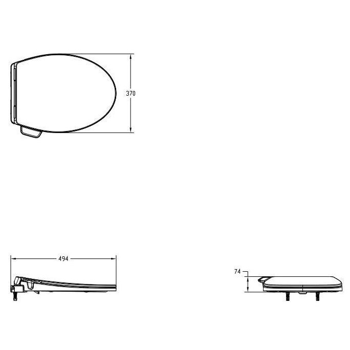 Sale Penutup Kloset Duduk American Standard - Smart Washer Manual Bidet